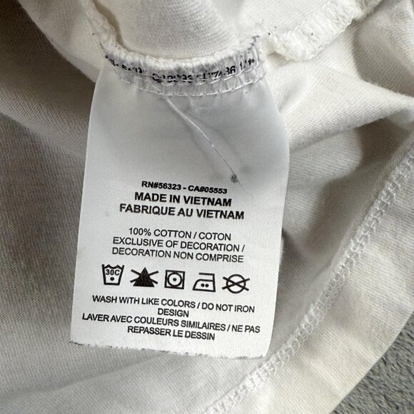 Jordan Jumpman Classics Shirt Mens Medium White Nike Air Long Sleeve Spellout - Picture 4 of 15